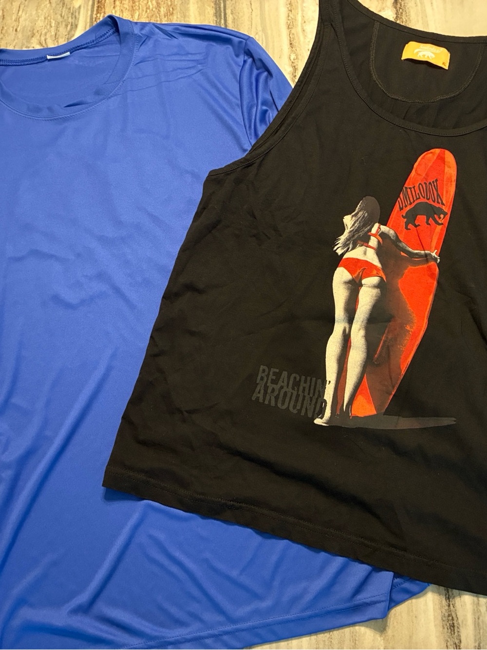 NWOT Men’s Hawaiian motorcycle rash guard sz xL & surf tank